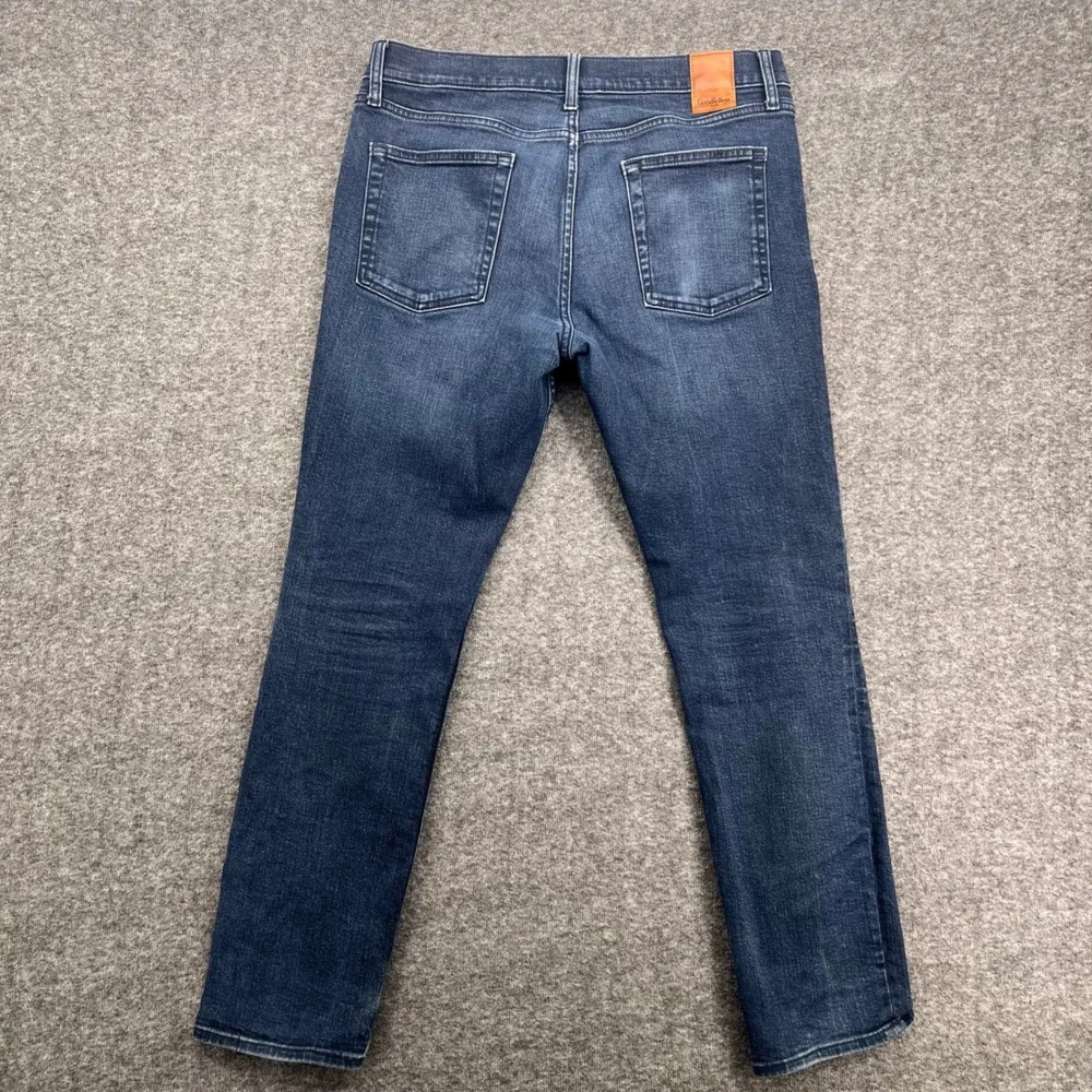 Goodfellow & Co Mens Skinny Total Flex Dark Wash Blue‎ Denim Jeans 34x28